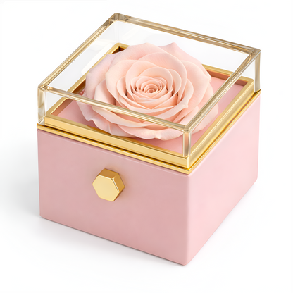 Eternal Rose Box | Real Rose and Personalised Necklace