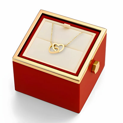 Eternal Rose Box | Real Rose and Personalised Necklace